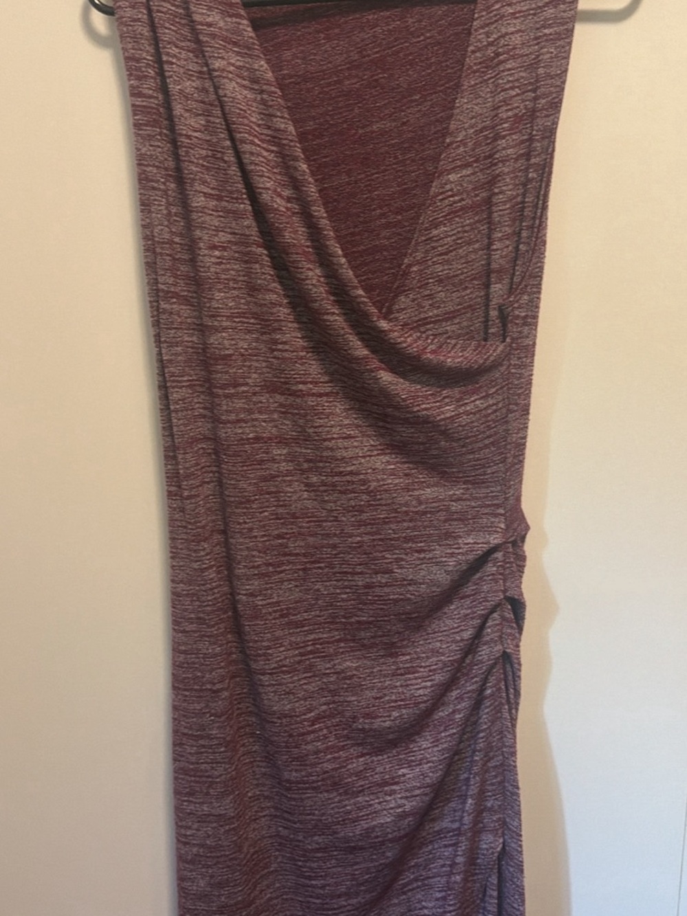 Wilfred Marled Burgundy Midi Dress